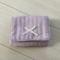 移動ポケット ピンク 水玉模様