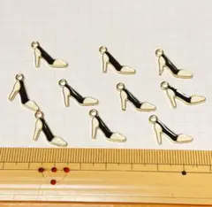 ハイヒール 　エナメルチャーム　10個