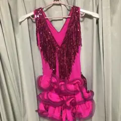 社交ダンス ドレス ピンク