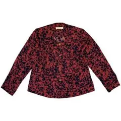 【未使用に近い】激レア Balenciaga 金ボタン ブラウス 花柄