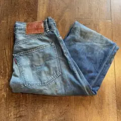 90s Levi's 502 濃紺アメカジデニムパンツジーンズメンズ30x33