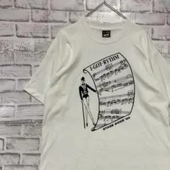 USA製90sヴィンテージTシャツ！シングルステッチ　ホワイト半袖古着L73