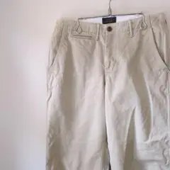 BEAMS ビームスチノワイドパンツ　旧タグ　ベージュ