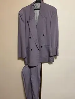 【超希少】80's vintage セットアップ ダブル 紫 菅田将暉 希少色