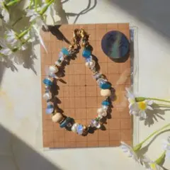 ハンドメイド ブレスレット ヴィンテージ風 アンクレット