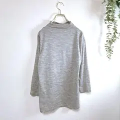 【R26】GIANNI LO GIUDICE ハイネックTシャツ　ロンT グレー