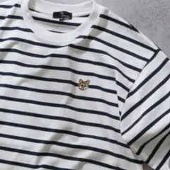 ZIPFIVE☆キツネワッペン半袖Ｔシャツ〈男女兼用〉