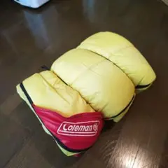 Coleman 二重構造寝袋 赤/黄