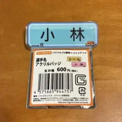 【シークレット品】読売ジャイアンツ 小林選手　アクリルバッジ パワプロ仕様