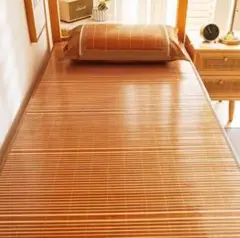 ★値下げ　竹敷パッド　スリーピングマット　ひんやり　折り畳み敷物　シングル
