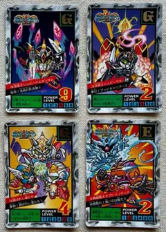ガンダム BATTLE OF KNIGHT カード　選ばれし者たち 4枚セット