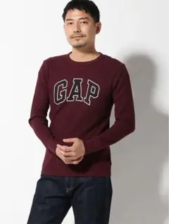 GAP ニット ワッフル ロゴ【M】