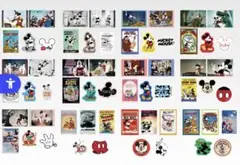 一番くじディズニーH賞 Mickey名シーン＆ダイカットステッカーセット10個