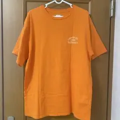 Ungrid Bagel Teeバックプリント Tシャツ sizeF/オレンジ