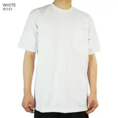 新品ポケット付きTシャツプロクラブPROCLUB半袖Mサイズカラー多数有ホワイト