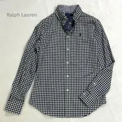 未使用！ ラルフローレン スリムフィット ギンガムチェック シャツ ブラウス