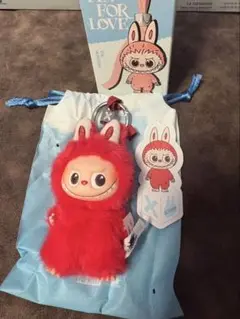 labubu ラブブ　PIN FOR LOVE ぬいぐるみペンダント X