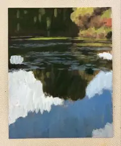 アクリル画　風景　991