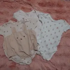 うさぎデザインロンパース 他3点セット