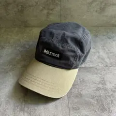 Marmot 5panelキャップ ツートーン ネイビー×ベージュ