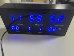 デジタル置時計 温度表示機能付き