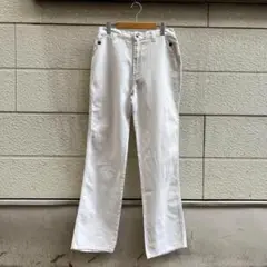 70s USA古着 コットンパンツ 白 モンゴメリーワード vintage