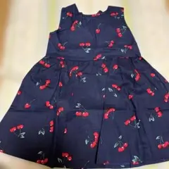 【新品タグ付き】Angglique チェリー柄 ノースリーブワンピース100㎝