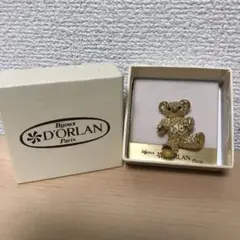 Bijoux D'ORLAN Paris テディベア ブローチ