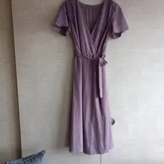 薄紫ロングスカート