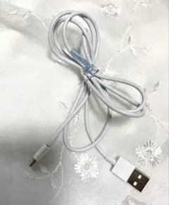 iPhone to USB ケーブル USB＋ライトニング ホワイト白 1m