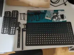 LIFAXIA ケーブルトレー デスク下 クランプ式 幅50cm