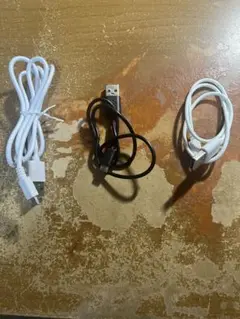 充電ケーブルとオーディオケーブルセット