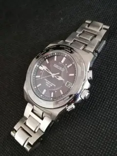【ソーラー、電波、希少】SEIKO セイコー ブライツ ワールドタイム チタン