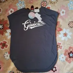 il solore ダークグレー ノースリーブTシャツ M