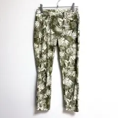 ✨良品✨ ユニクロ 【S】 パンツ 美脚 華やか タイトクール お洒落 夏 緑