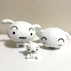 シロ　フロッキーフィギュア3点セット
