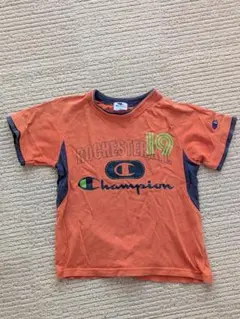 Champion Tシャツ 110サイズ オレンジ