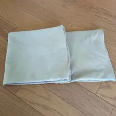 無印良品　枕カバー　無地ブラウン２枚セット　ピローカバー