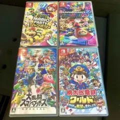 【中古】Nintendo Switch ゲーム4本セット【分離販売なし前提】