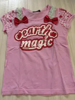 earth magic いちごみるくTシャツ 140