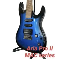 新品同様 Aria Pro II アリアプロ2 MACシリーズ おまけ付き AriaProII MAC-STD エレキギター初心者14点セット【ヤマハアンプ