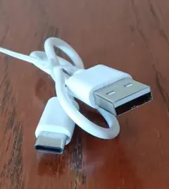 USB Type-C to USB-Aケーブル ホワイト 25cm