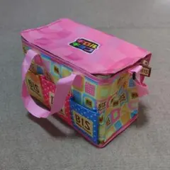 BIS (チロルチョコ) チェック柄バッグ 中型 ピンク