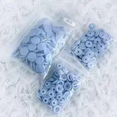 スナップボタン ブルー 12mm 76組