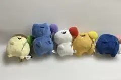 お文具といっしょ ボールチェーン付き 風船ぬいぐるみ 5種セット