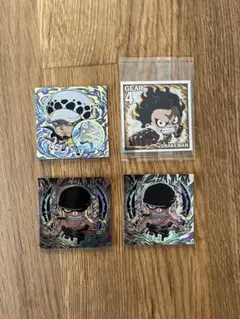 ワンピース ONEPIECE 大海賊シールウエハース　4枚セット