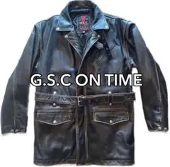 G.S.C ON TIME レザージャケット 革ジャン ブラック 2025年最新】G.S.C.ON TIME レザージャケットの人気アイテム