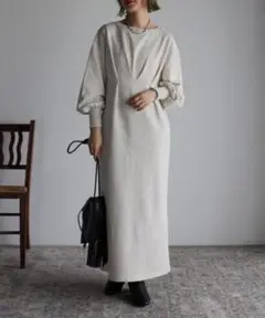 ボンジュールサガン　スウェット　ワンピース