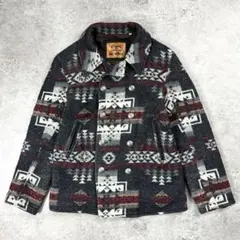 【美品】GOWEST ゴーウエスト【希少】コート ジャケット 総柄 ウール M