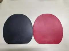 卓球ラバー 黒 赤 セット